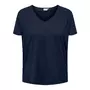  T-shirt Marine Femme Only Carmakoma Tape Top