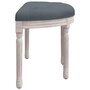 Voir la diapositive 4 : VIDAXL Banc Gris fonce 81,5x41x49 cm Velours