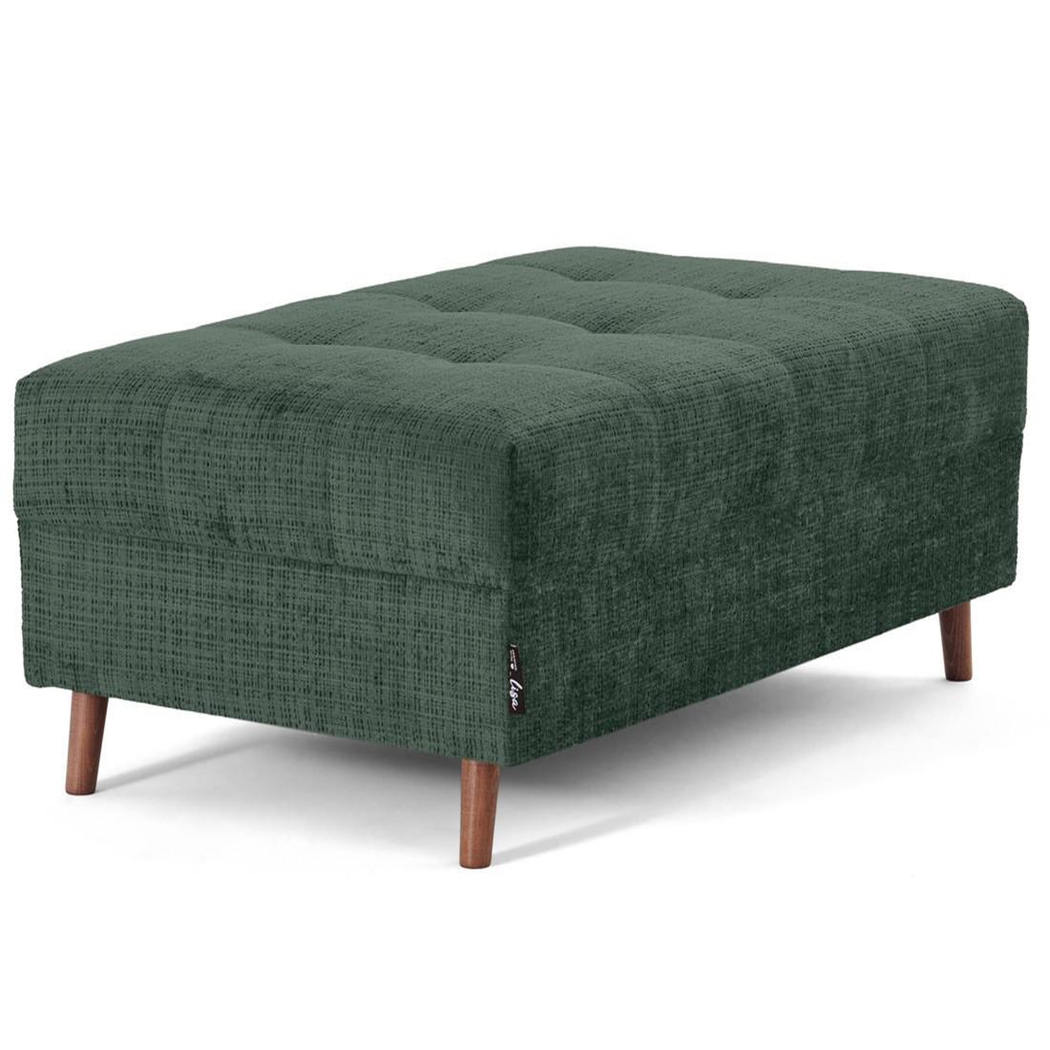 Voir la diapositive 2 : LISA DESIGN Rune - pouf en velours texturé