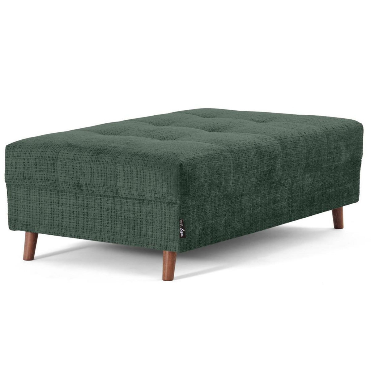 LISA DESIGN Rune - pouf en velours texturé