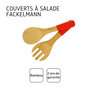Voir la diapositive 4 : Fackelmann Couverts à salade en bois Fackelmann Wood Edition