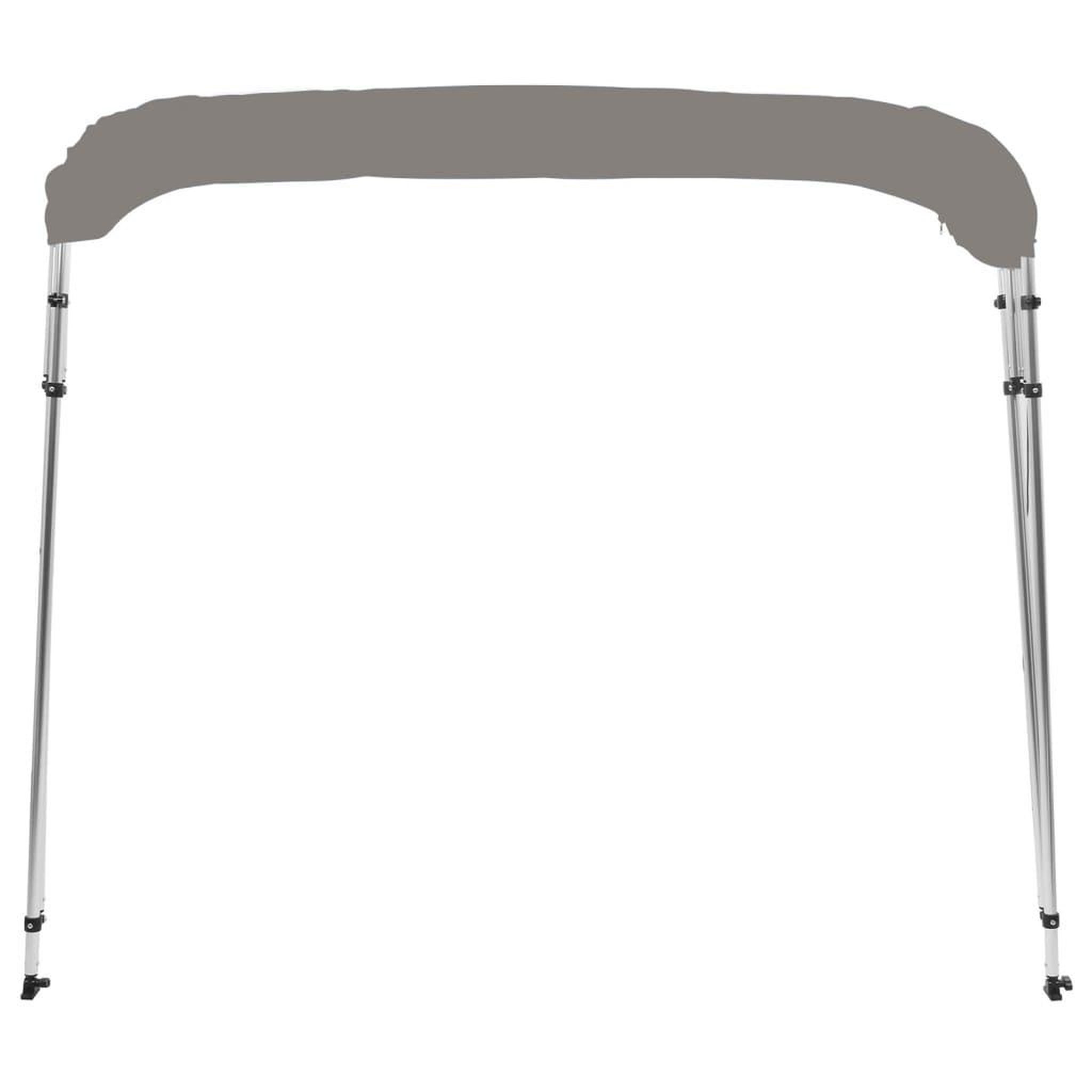 Voir la diapositive 4 : VIDAXL Auvent bimini a 4 arceaux gris 243x180x137 cm