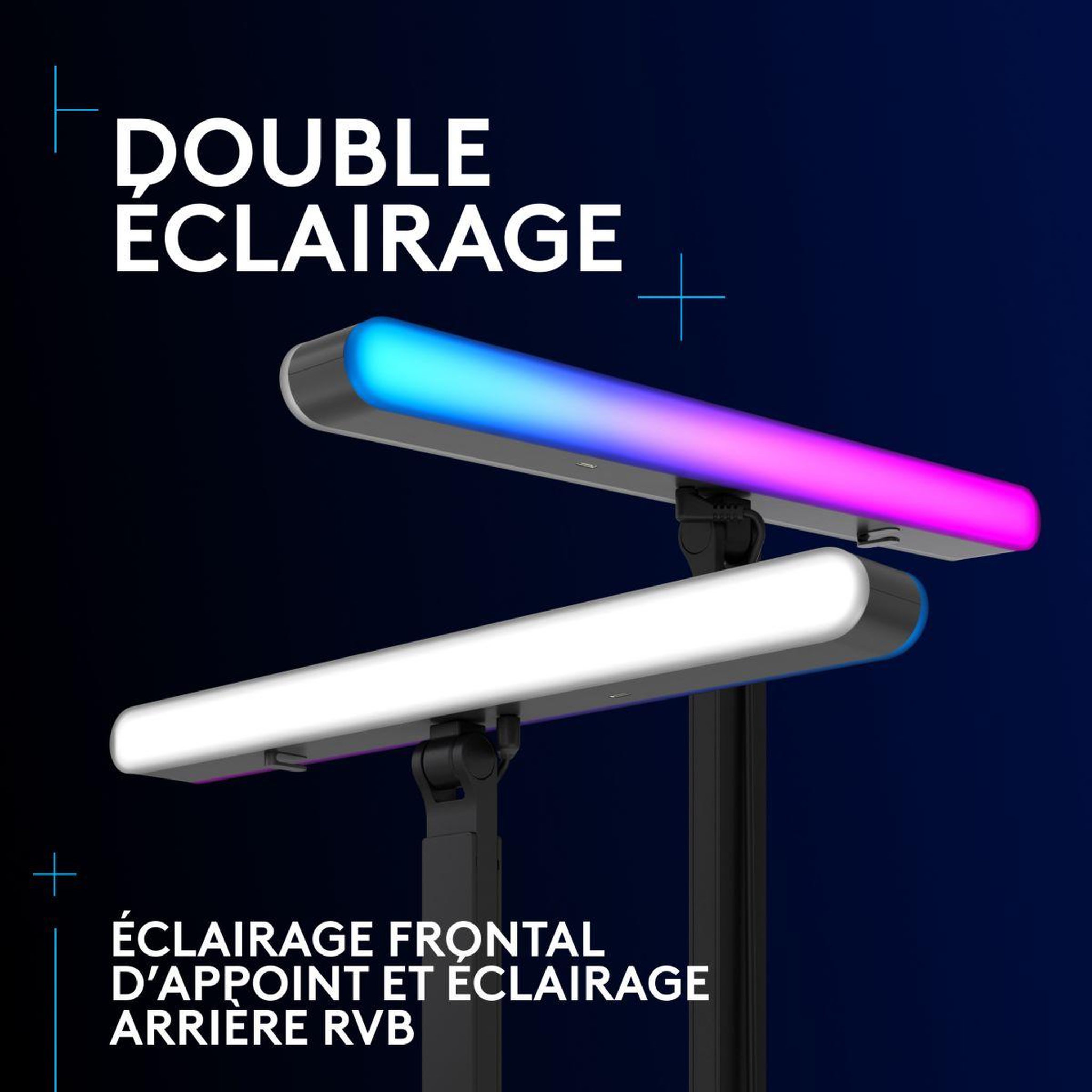 Voir la diapositive 2 : Logitech Lampe LED LITRA BEAM LX Barre de lumière