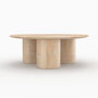 Voir la diapositive 5 : Rendez vous déco Table basse ronde en bois de manguier D90 cm-Sacha