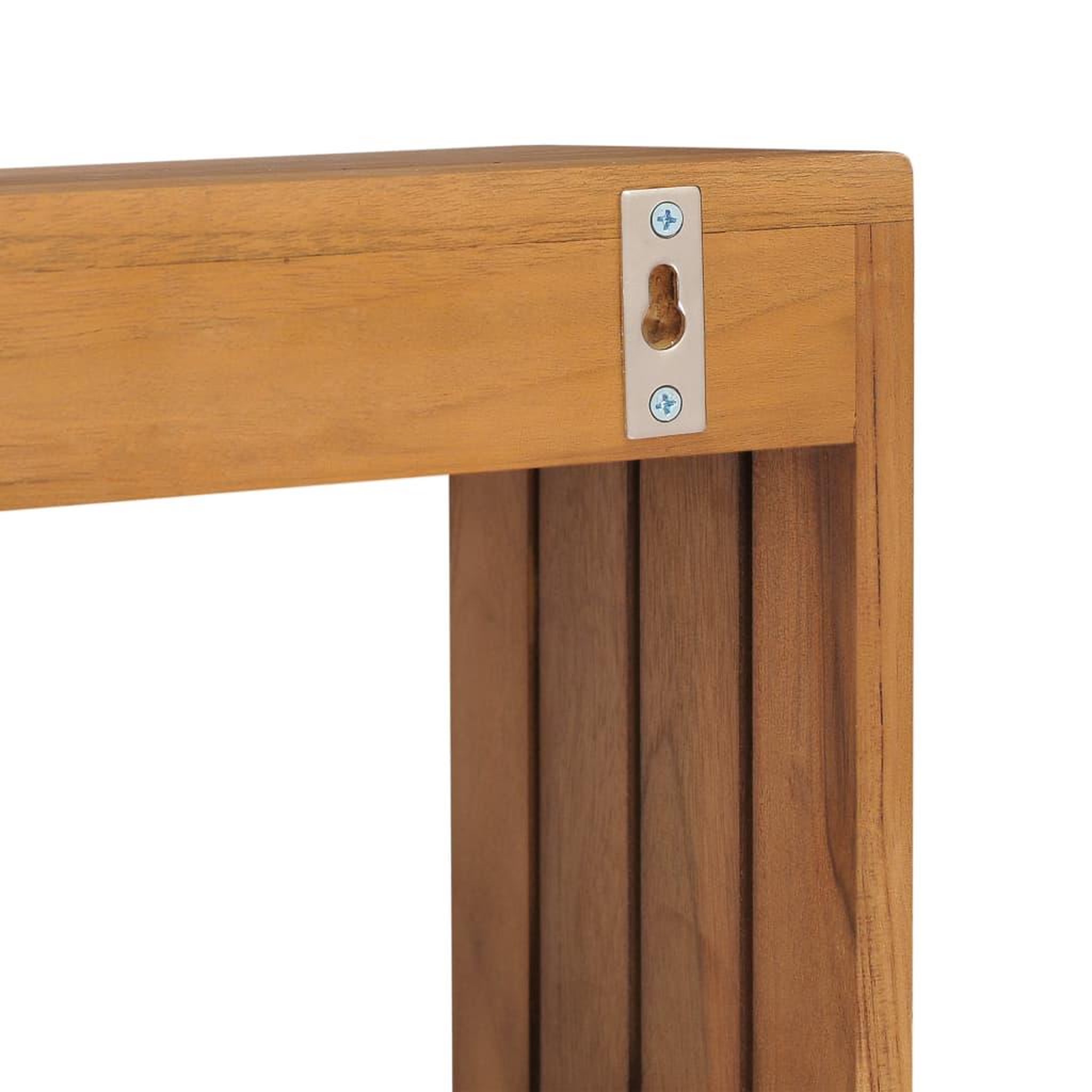 Voir la diapositive 5 : VIDAXL Porte-serviette mural 35x20x35 cm bois de teck solide