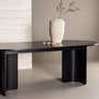 Voir la diapositive 5 : Paris Prix Table à Manger Design  Tyreso  220cm Noir