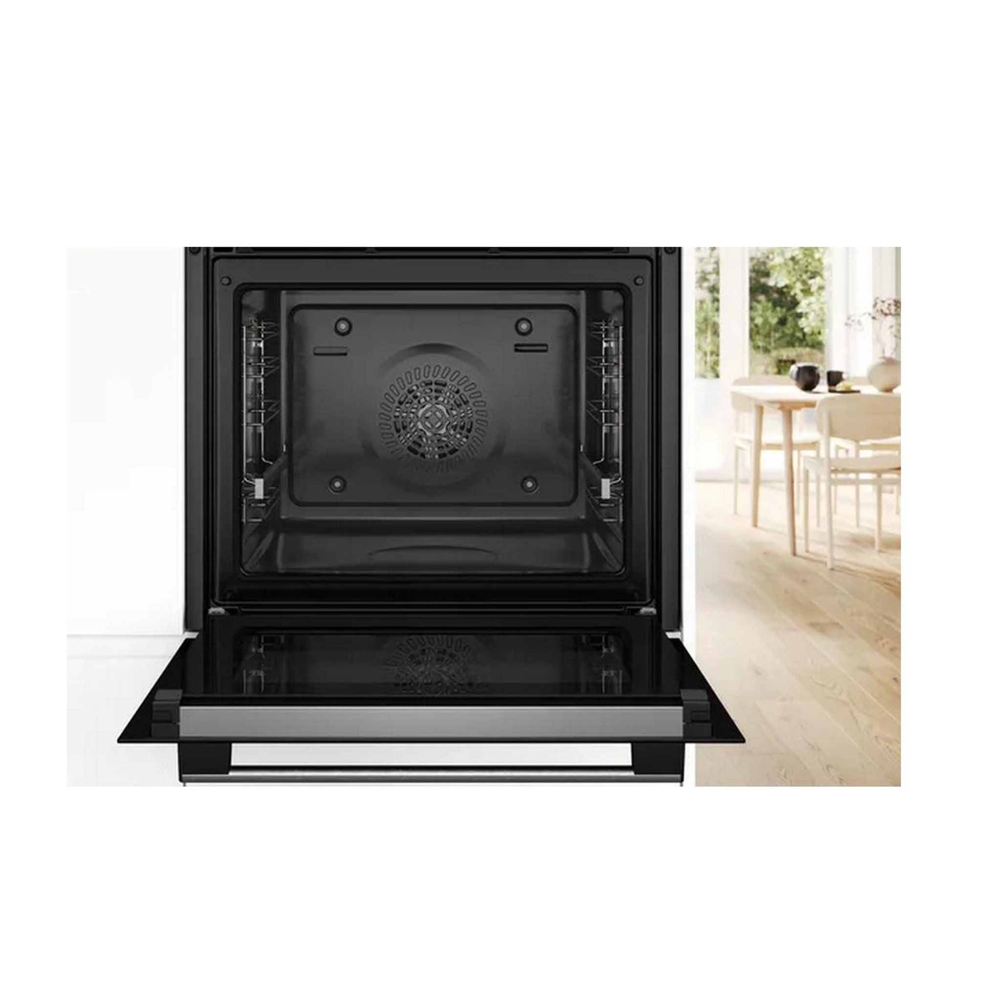 Voir la diapositive 4 : BOSCH Four intégrable multifonction 71l 60cm pyrolyse - hbg578es7
