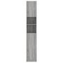 Voir la diapositive 5 : VIDAXL Armoire de bain Sonoma gris 32x25,5x190 cm Bois d'ingenierie