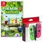 NINTENDO EXCLU WEB Manette Joy-Con Vert et Rose + Pikmin 3 Nintendo Switch