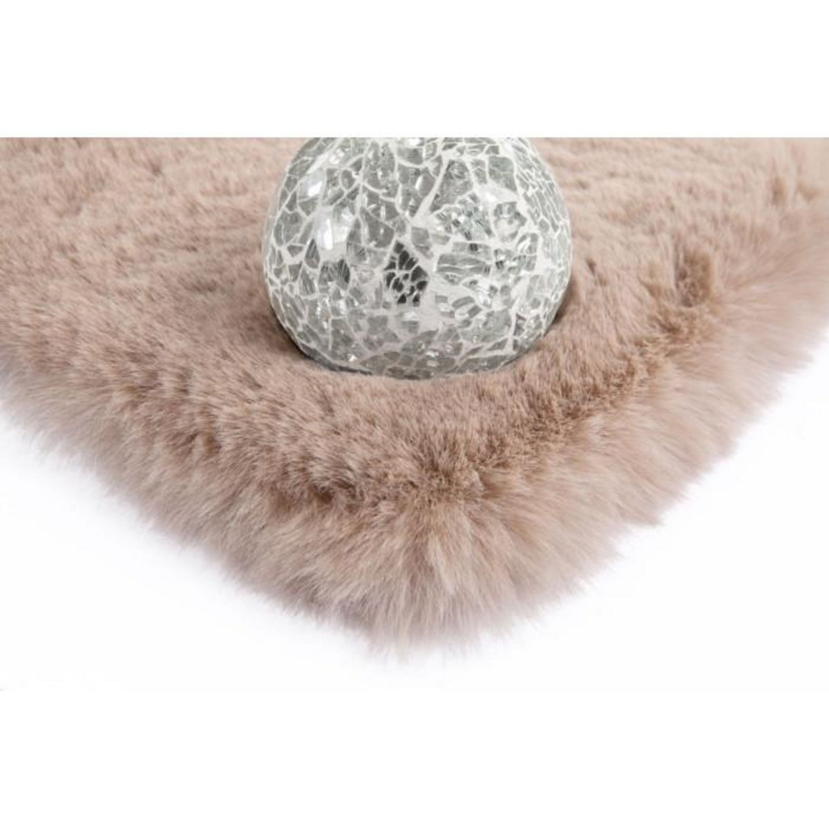 Paris Prix Tapis Tufté à la Main à Poils Longs  Rabbit  Crème