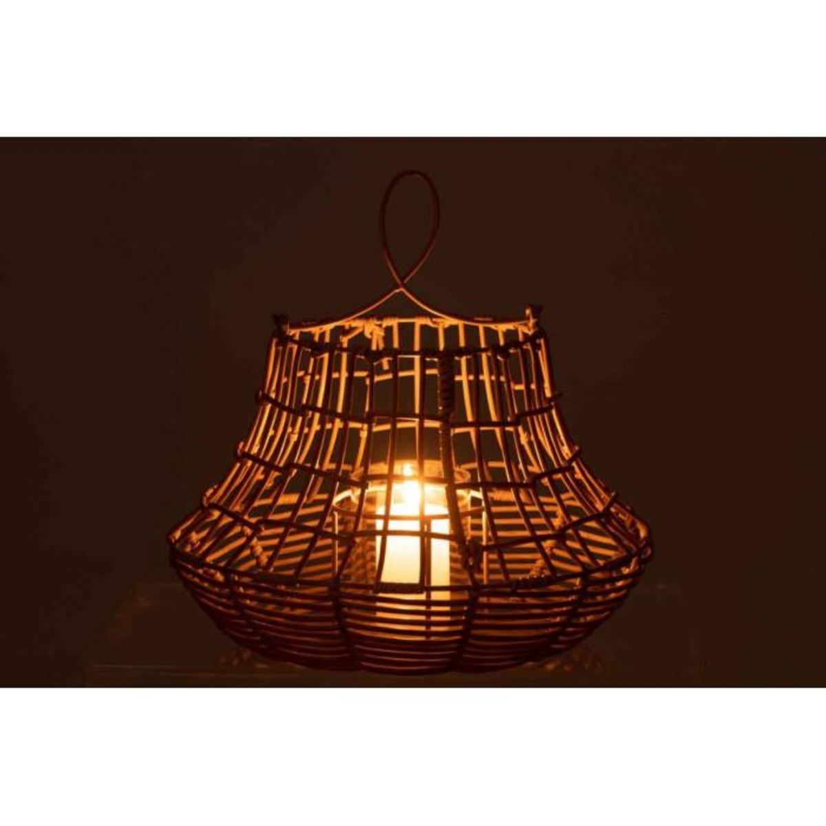 Paris Prix Photophore Design  Suspendu  32cm Naturel