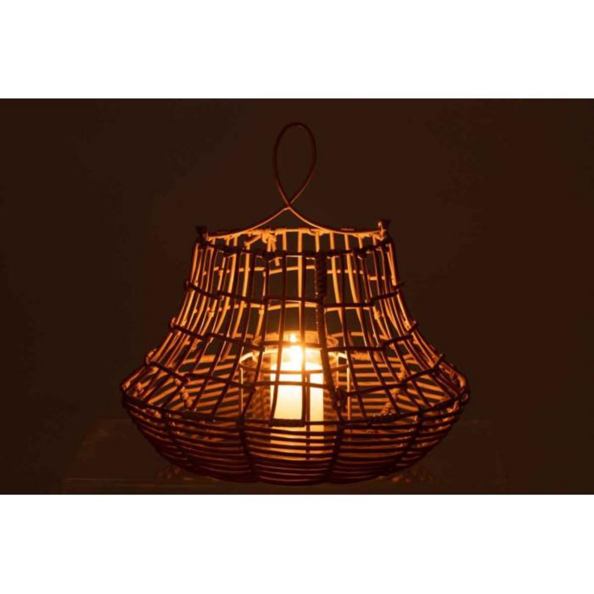 Paris Prix Photophore Design  Suspendu  32cm Naturel