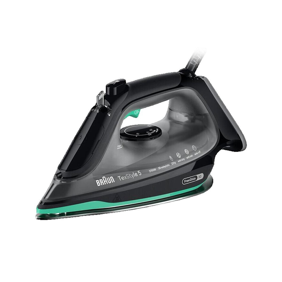 BRAUN Fer à repasser Braun TexStyle 5 SI 5277 semelle céramique