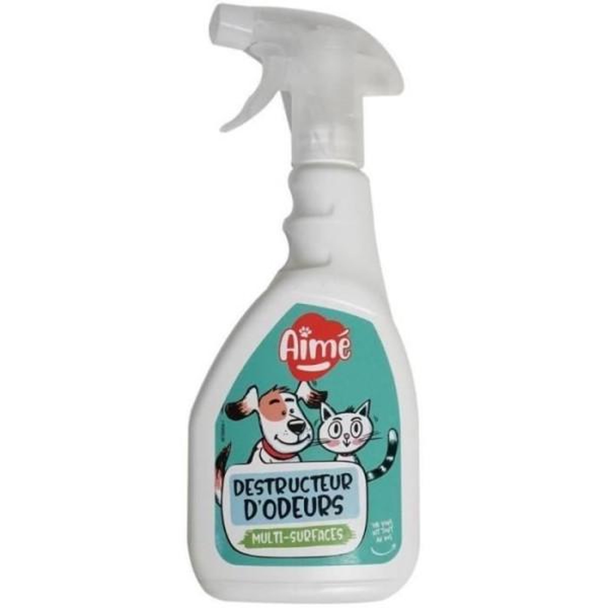MARKET24 Spray anti-odeurs animaux - aimé - sdestruct'odeur pour chat ou rongeur - 500 ml - parfum muguet