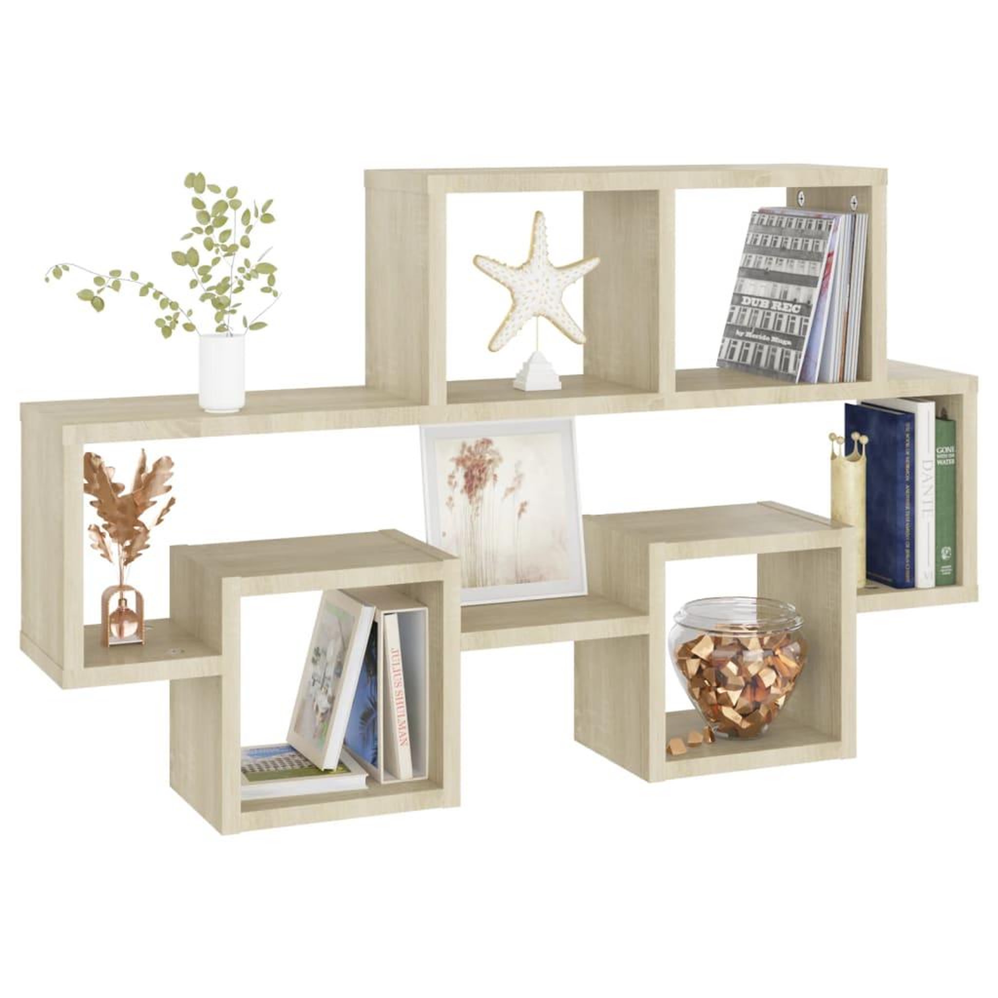 Voir la diapositive 5 : VIDAXL Etagere murale forme d'auto Chene sonoma Bois d'ingenierie