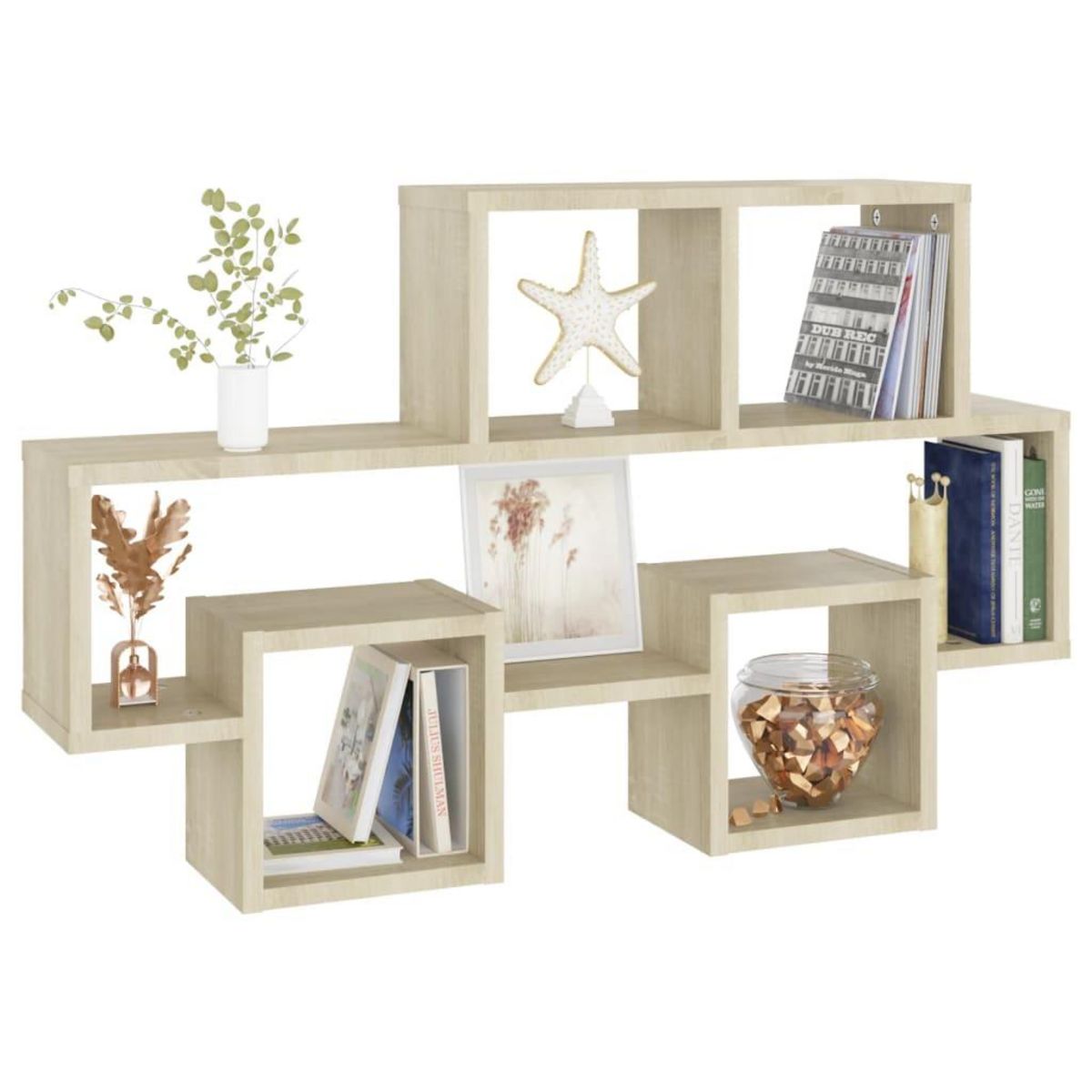 VIDAXL Etagere murale forme d'auto Chene sonoma Bois d'ingenierie