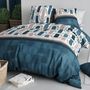 Voir la diapositive 3 : ATELIER DU COTON Housse de couette 200x200 MISTRI + 2 taies coton 57 fils