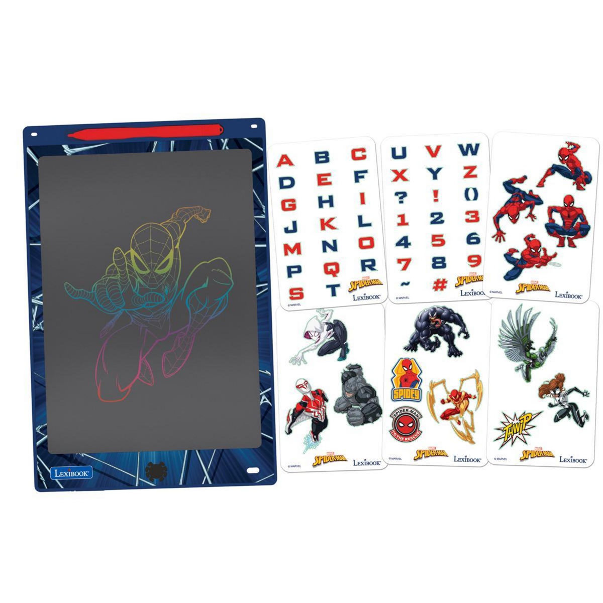 Lexibook Tablette à Dessins électronique multicolore Spider-Man