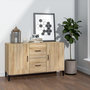 Voir la diapositive 1 : VIDAXL Buffet chene sonoma 100x36x60 cm bois d'ingenierie