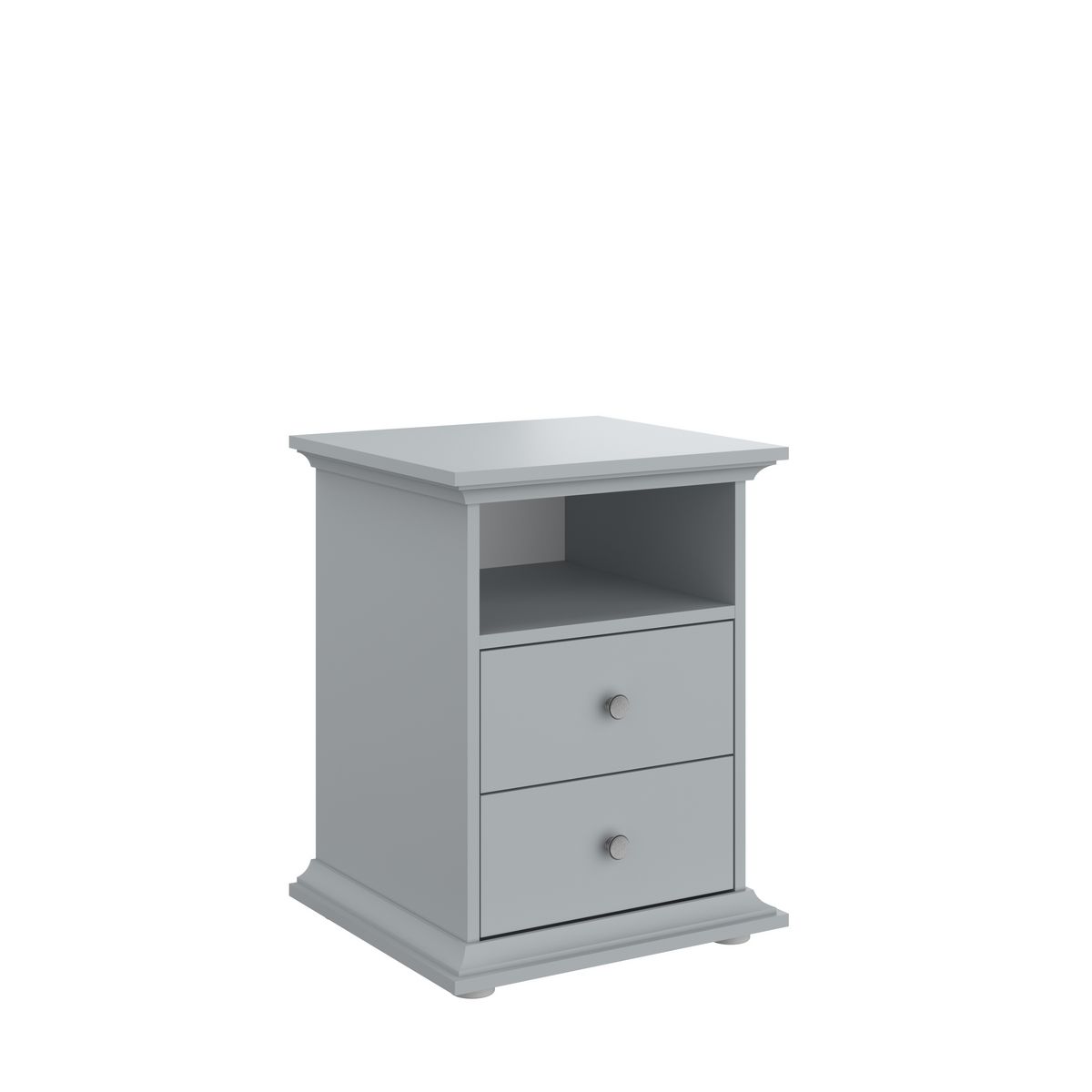 Chevet 1 niche 2 tiroirs L45cm NESRINE