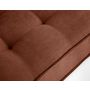 Voir la diapositive 5 : LISA DESIGN Marisol - module d'assise - velours texturé