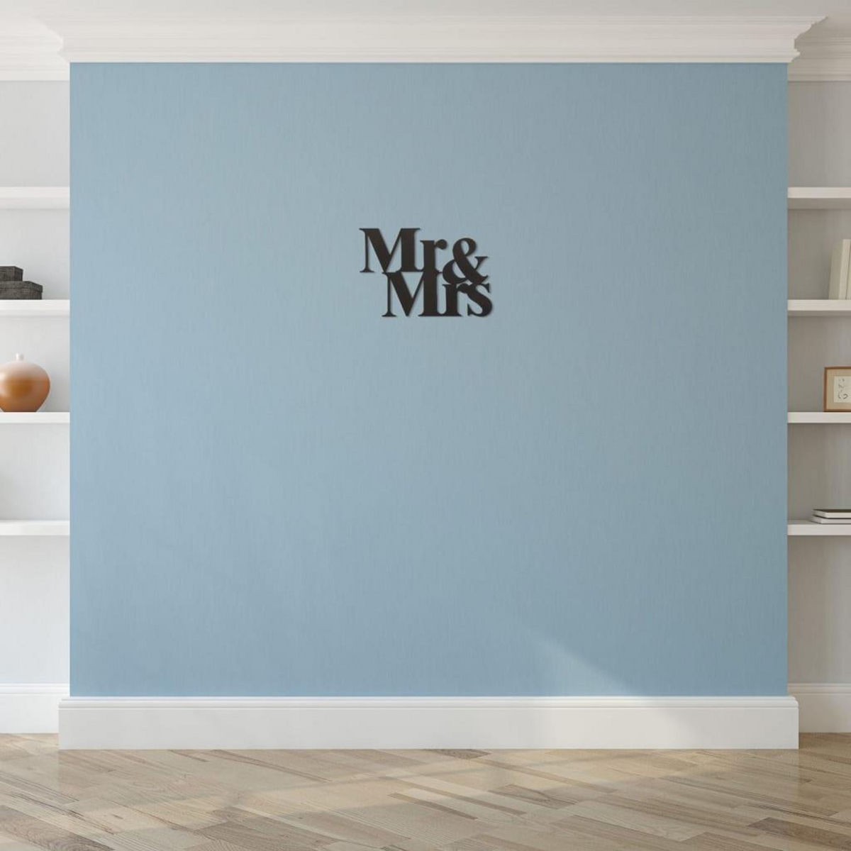 Homemania Homemania Decoration murale Mots 50x35 cm Acier Noir