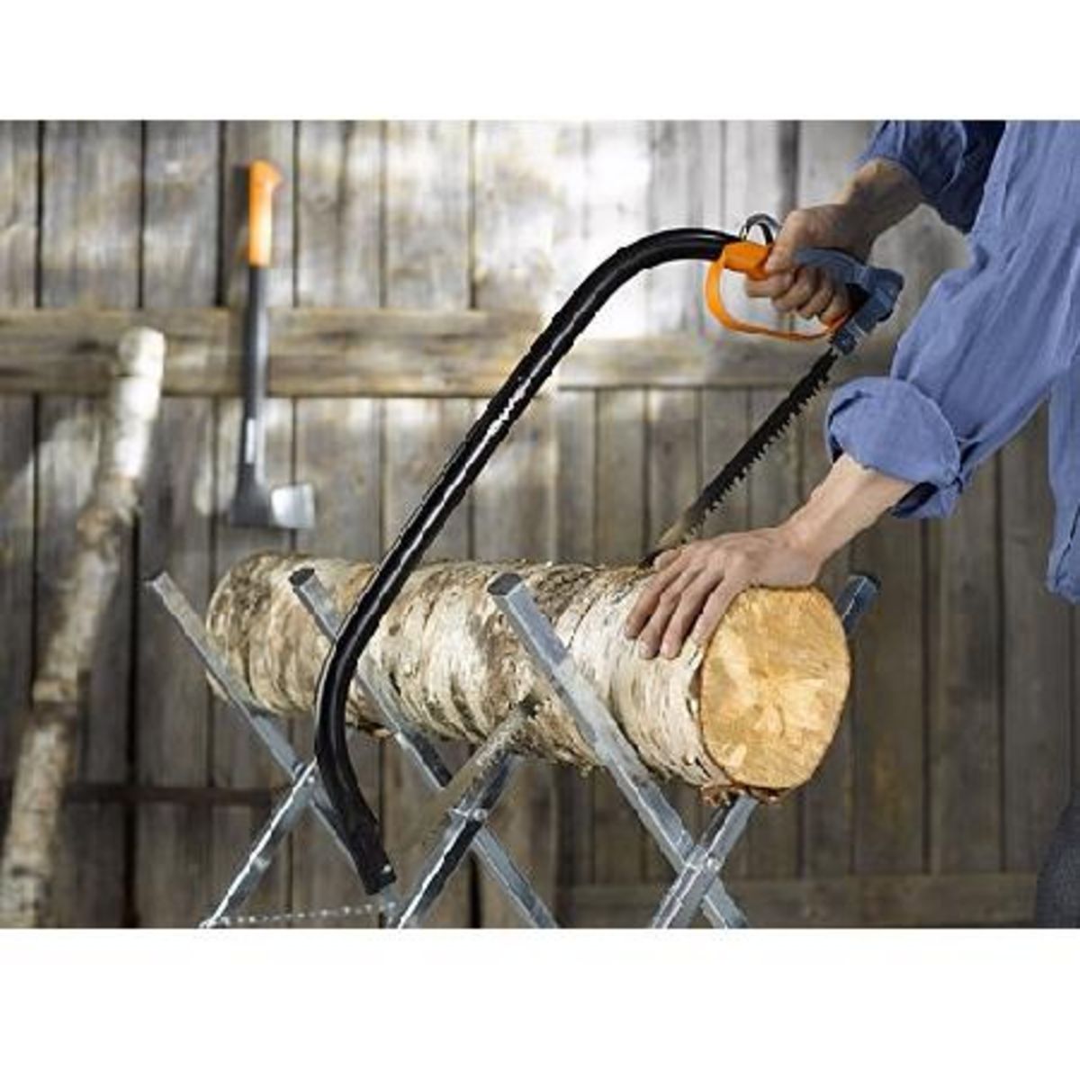 FISKARS Scie à bûches 610 mm