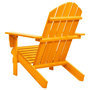 Voir la diapositive 4 : VIDAXL Chaise de jardin Adirondack bois de sapin massif orange