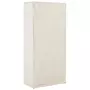 VIDAXL Garde-robe Blanc 79 x 40 x 170 cm Tissu