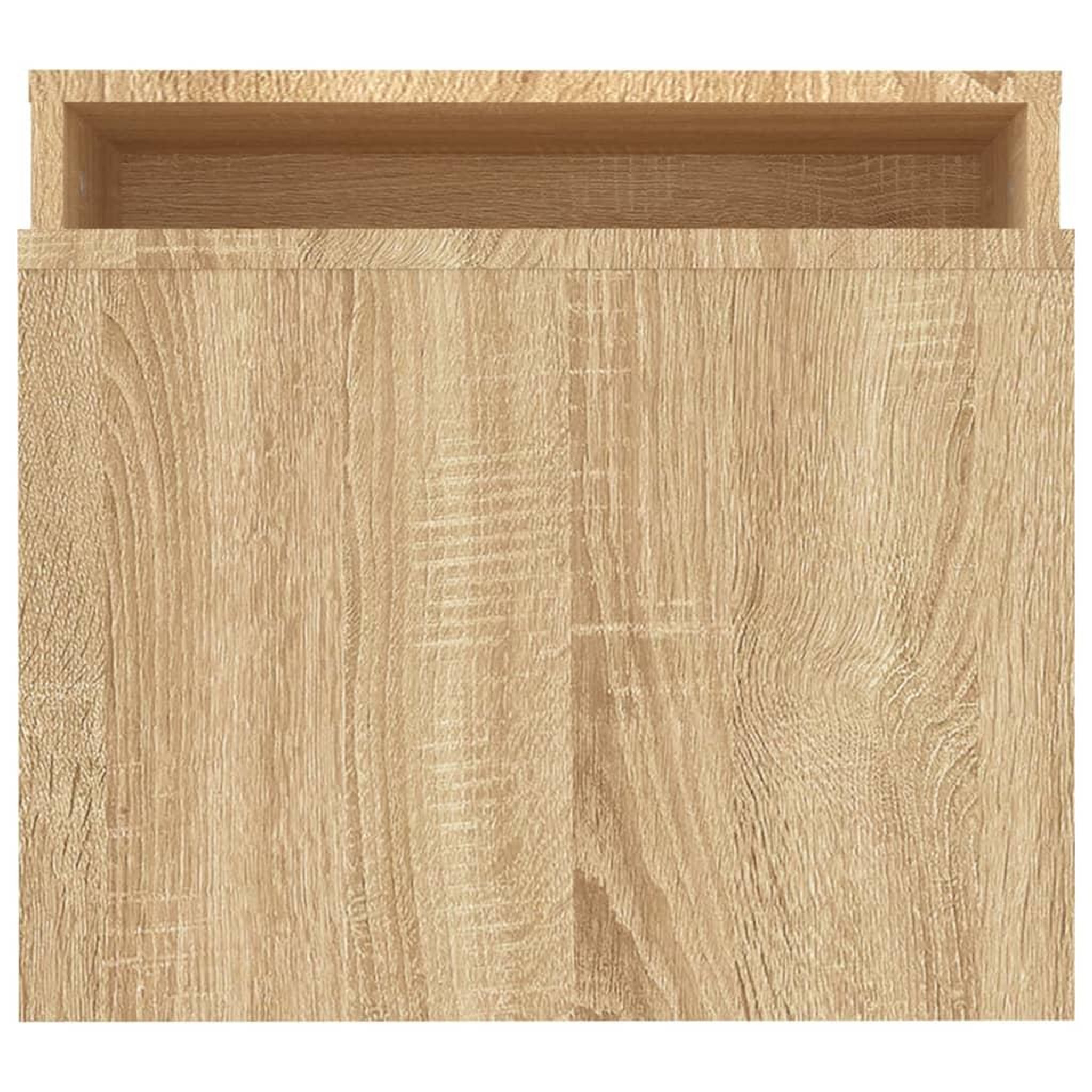 Voir la diapositive 5 : VIDAXL Ensemble de tables basses Chene sonoma bois d'ingenierie