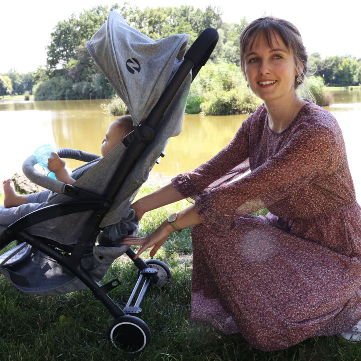 NANIA Poussette 2 en 1 Lili + siège auto Beone groupe 0+