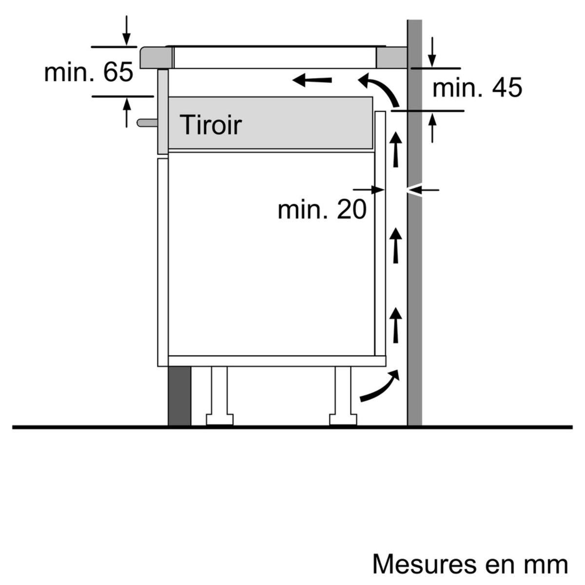 Siemens Table de cuisson à induction 90cm 5 feux 11100w flexinduction noir - ex975lvv1e