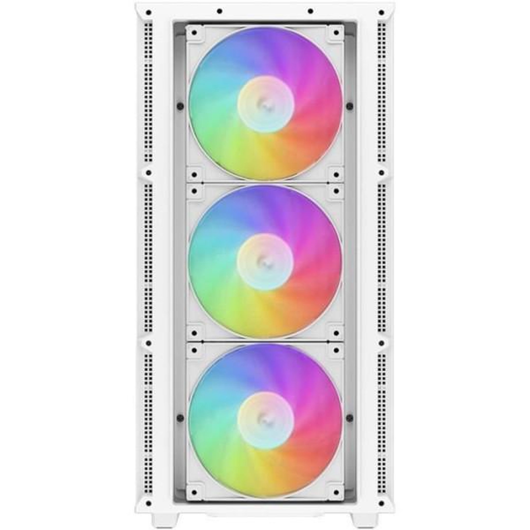 Voir la diapositive 3 : Deepcool Boitier PC sans alimentation - DEEPCOOL CH560 (Blanc) - Moyen tour - Format E-ATX - Ventilateurs A-RGB