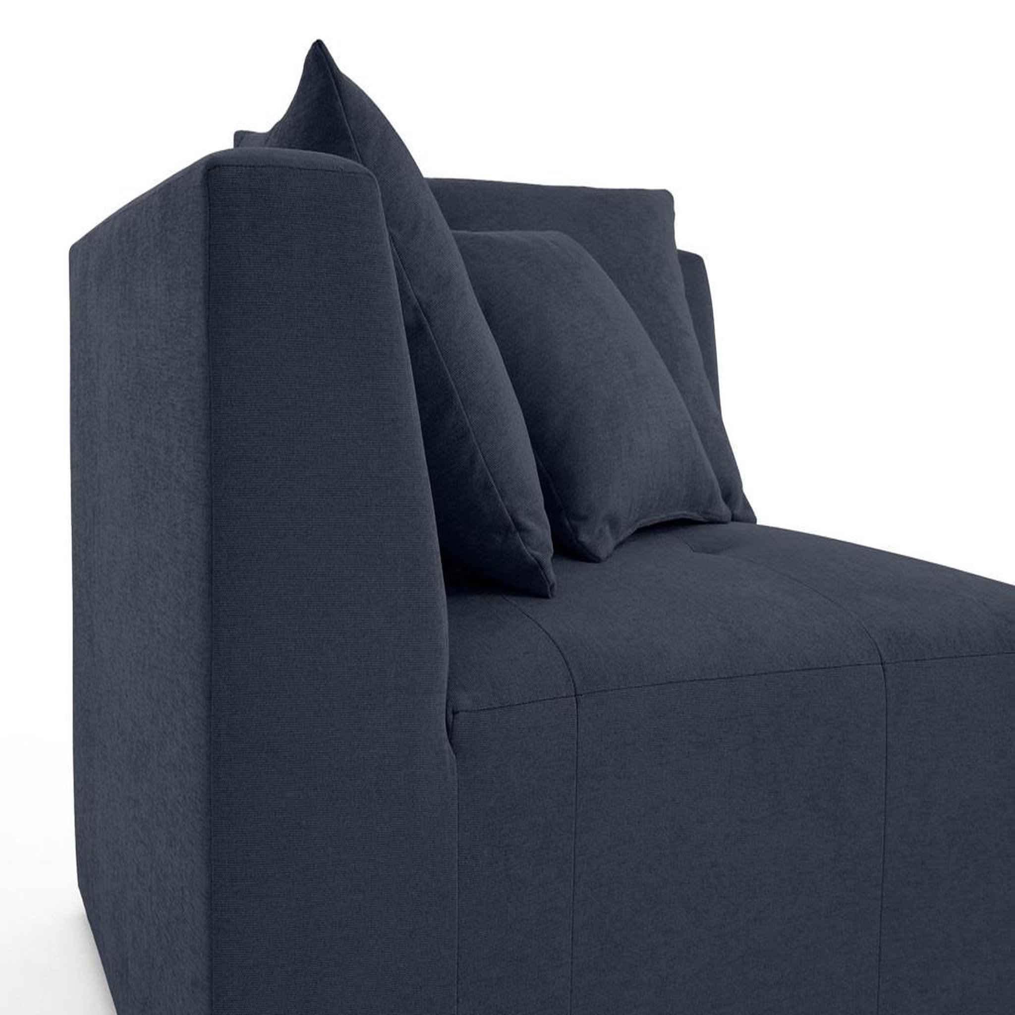 Voir la diapositive 5 : BEST MOBILIER Amalfi - module d'angle réversible - en tissu