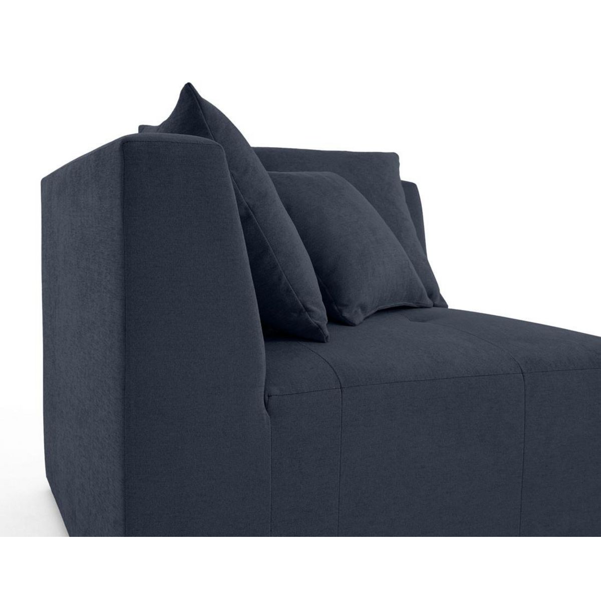 LISA DESIGN Amalfi - module d'angle réversible - en tissu