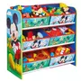 DISNEY Mickey Mouse et ses amis - Meuble de rangement pour chambre d'enfant avec 6 bacs