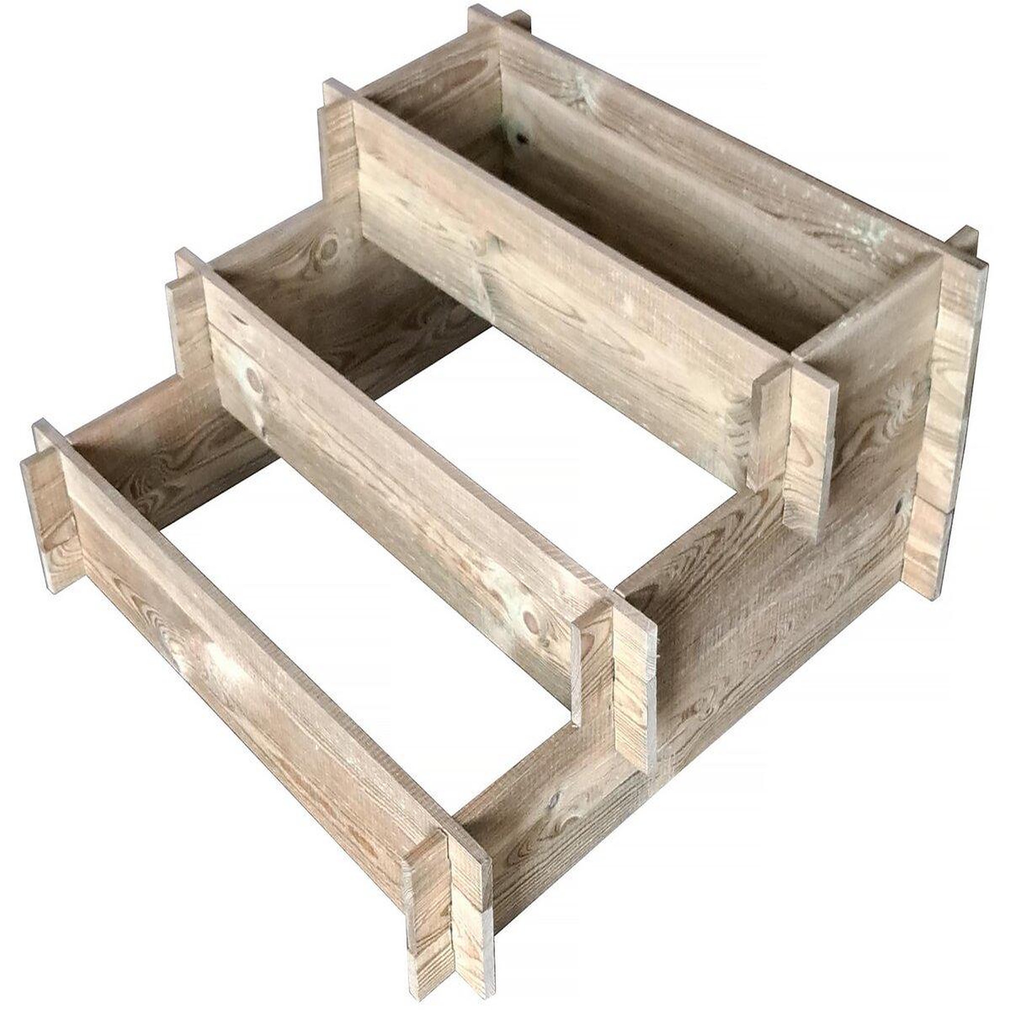 Voir la diapositive 1 : Habitat et Jardin Carré potager  Utopia  en escalier - 90 x 90 x 35 cm