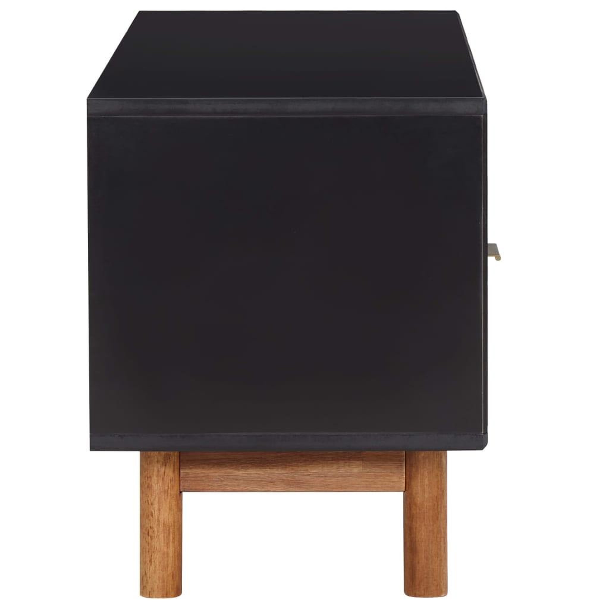 Voir la diapositive 3 : VIDAXL Meuble tv 100x35x45 cm bois d'acacia massif et mdf