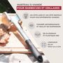 Voir la diapositive 3 : Fackelmann Attendrisseur à viande en aluminium 28 cm Fackelmann Basic