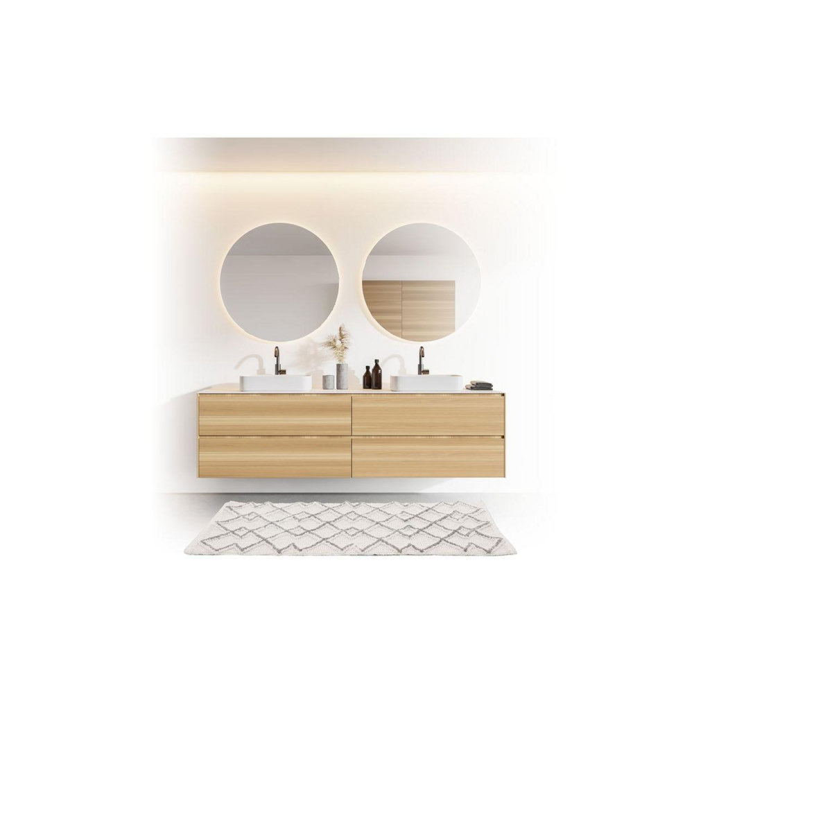 FIVE Tapis Ethnique pour salle de bain