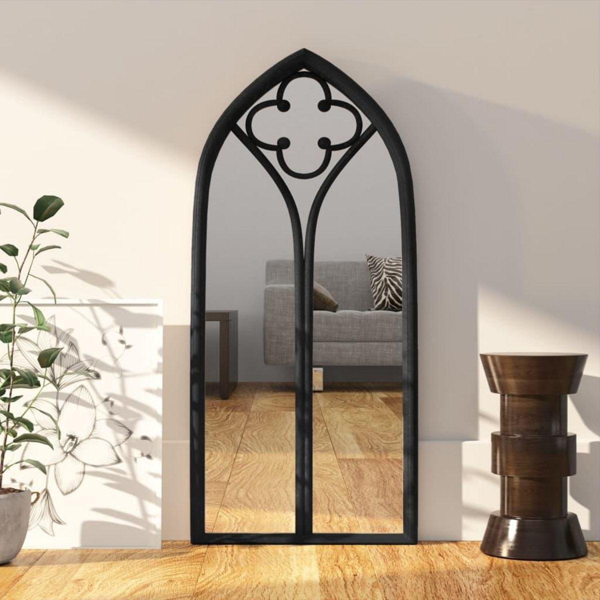VIDAXL Miroir Noir 70x30 cm Fer pour utilisation a l'interieur