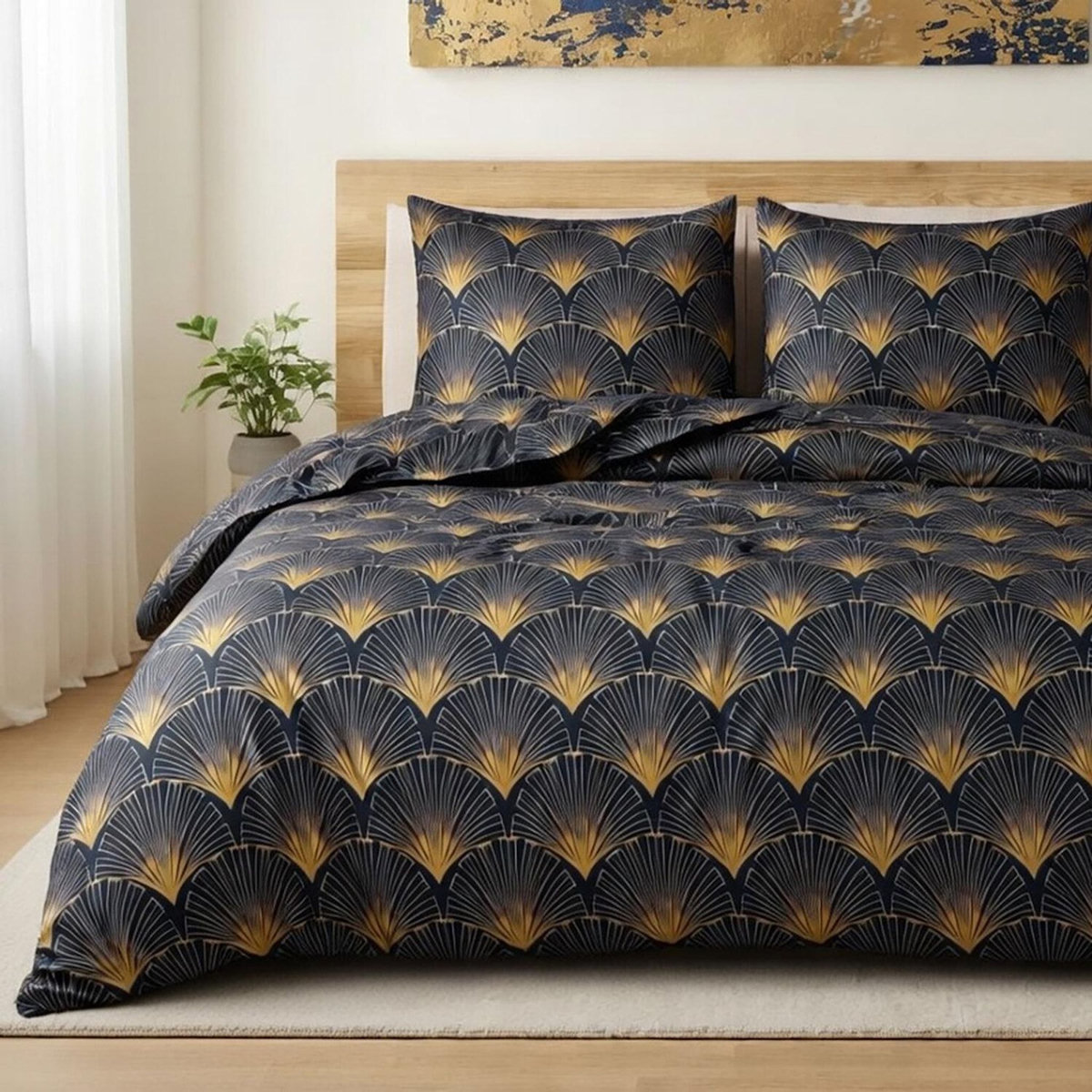 Les Ateliers du Linge Parure housse de couette 100% polyester microfibre 75gsm opera