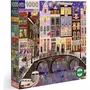 Eeboo Puzzle 1000 pièces : Amsterdam magique