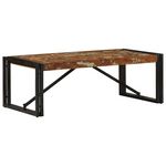 VIDAXL Table basse multicolore 100x50x35cm bois de recuperation massif