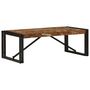 Voir la diapositive 1 : VIDAXL Table basse multicolore 100x50x35cm bois de recuperation massif