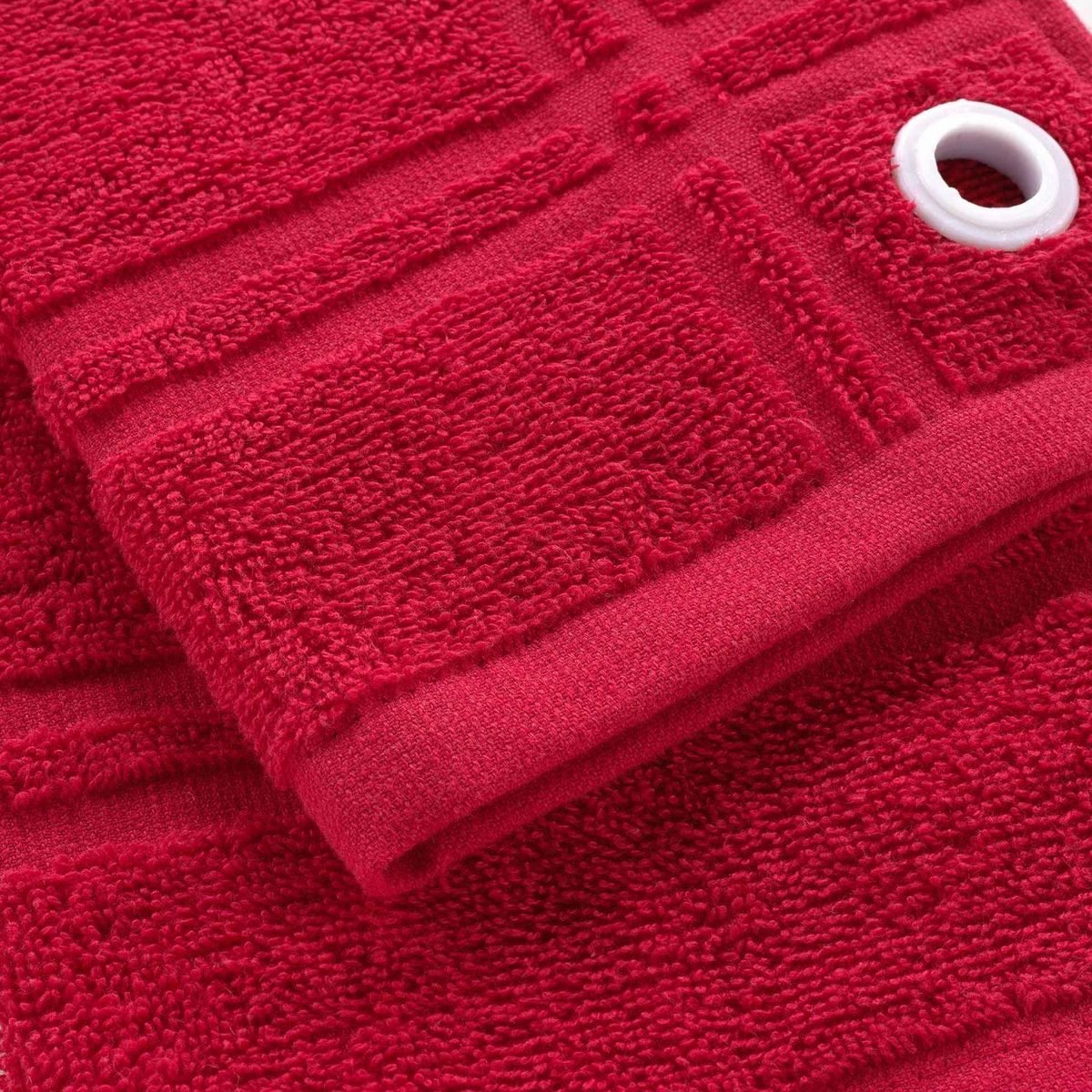 Douceur d'Intérieur Essuie-main carré Plumette - Rouge