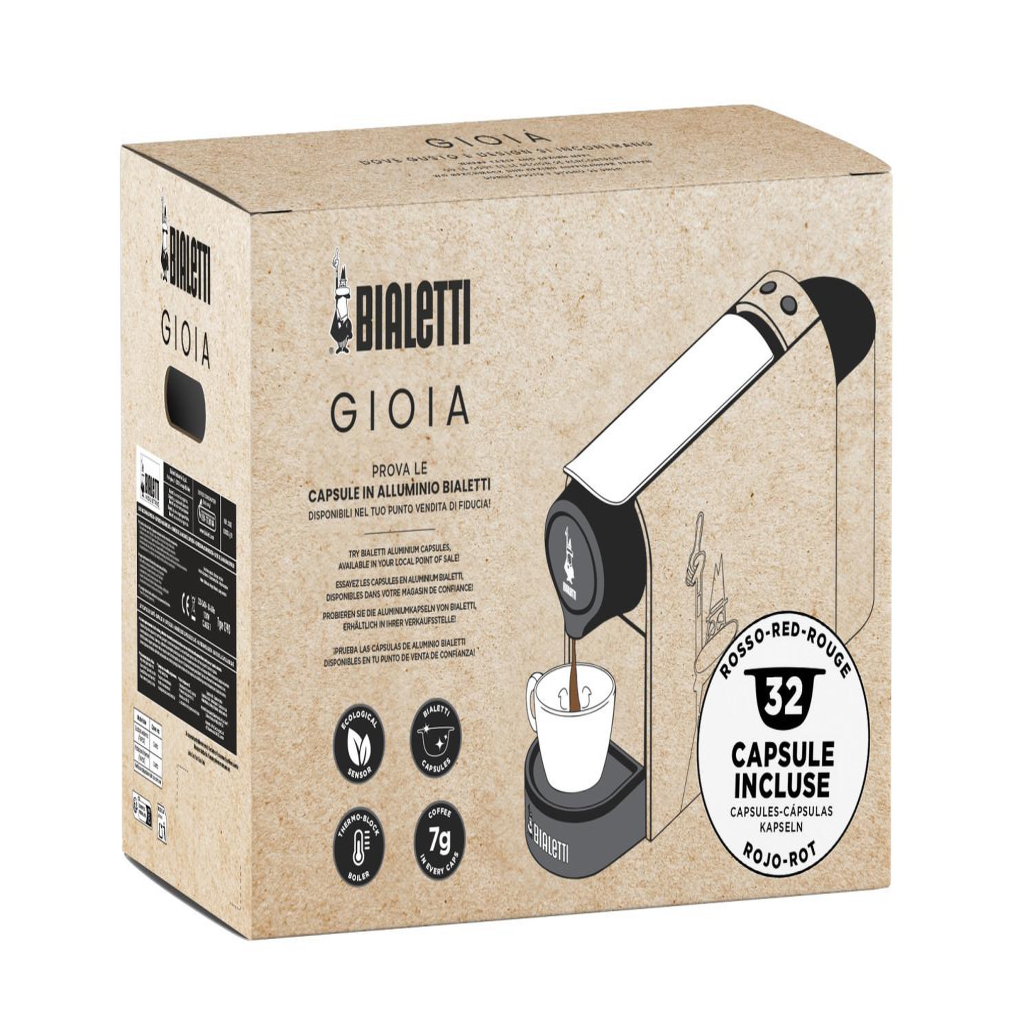 Voir la diapositive 3 : BIALETTI Bialetti gioia entièrement automatique cafetière à dosette 0,5 l
