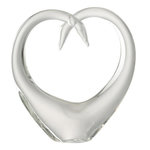 Paris Prix Presse-Papier en Verre  Cœur  23cm Transparent