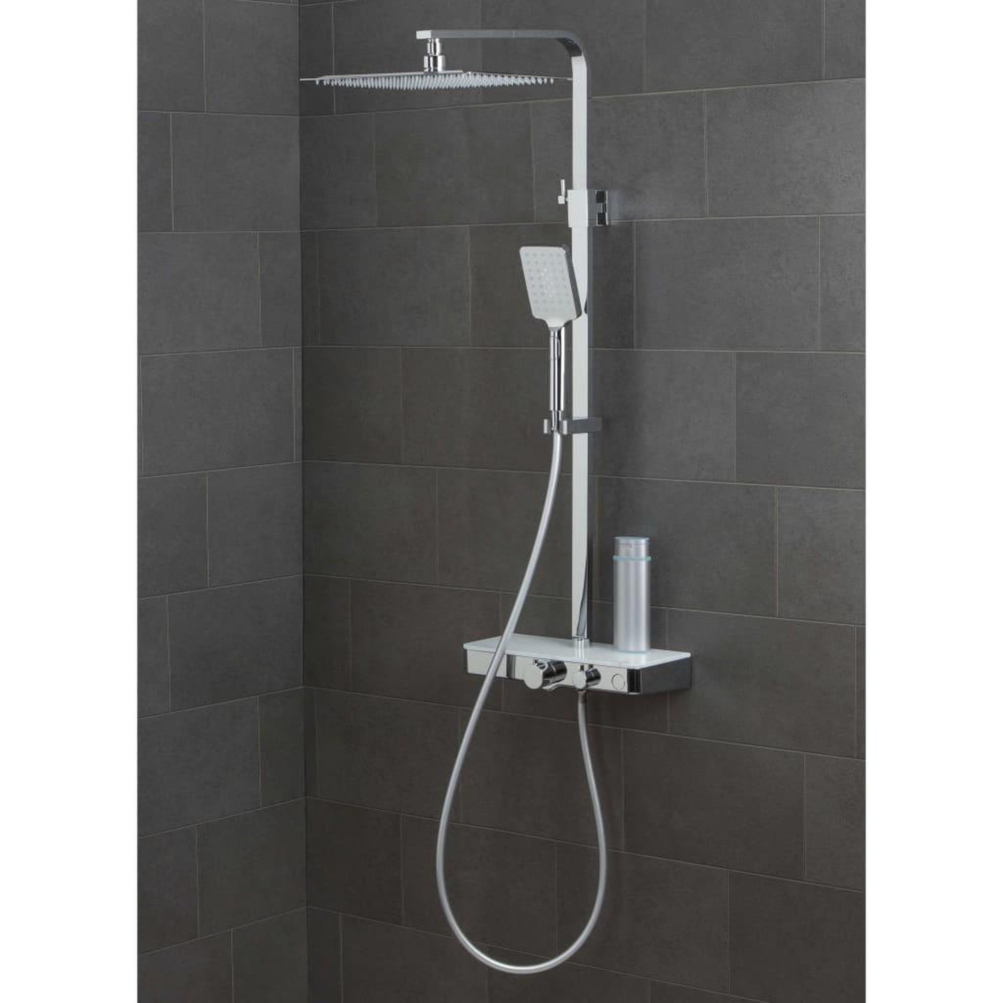 Voir la diapositive 2 : SCHUTTE SCHÜTTE Systeme thermostatique de douche OCEAN