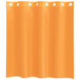 Voir la diapositive 4 : VIDAXL Rideaux en voile avec œillets 2 pcs orange 140x140 cm